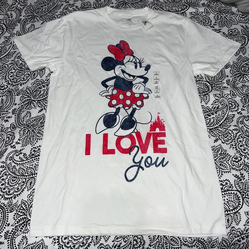 Disneyland I Love You Minnie Mouse Shirt